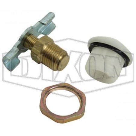 Dixon Manual Drain Assembly, For Use with F08/F17 Filter, L08/L17 Lubricator 2796-52